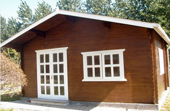 Small Pine Wood Outdoor Wooden Chalet Cabin House Without Paint
